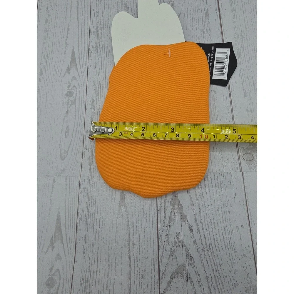 8 Pumpkin Themed Cloth Utensil holders orange